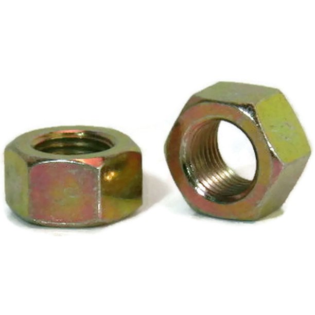Hex Finished Nuts Grade 8 Yellow Zinc USA UNF 5/8"18 Qty25