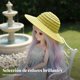thumbnail image 4 of predolo Sombrero para Muñeca BJD Hecho a Mano Sombrero Tejido para Muñeca Estilo Veraniego para Artesanos, 4 of 5