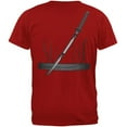 thumbnail image 2 of Halloween Ninja Assassin Costume Mens T Shirt Cardinal Red SM, 2 of 2