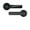 Black, variant on Fingerprint Security Handle Lock Biometric Password Key Unlock Type-C Emergency Charge for Doors ,Easy to Install