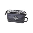 thumbnail image 2 of Harley-Davidson Men's Black Leather Toiletry Kit Bag 99609, Harley Davidson, 2 of 2
