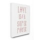 Kids Wall Art Aazon.co: The Kids Roo By Stupell Love You Pink And Gray Hearts Canvas Wall Art