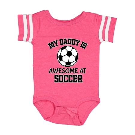 

Inktastic My Daddy is Awesome at Soccer Gift Baby Boy or Baby Girl Bodysuit