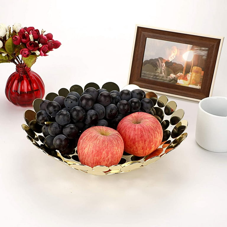 Fruit Bowls Light Luxury Coffee Table Fruit Plate Living Room Home Front  Desk Candy Plate Snack Plate Creative Simple Modern Fruit Plate Decoration
