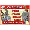 thumbnail image 5 of Wombat Portapaint for Indoor and Outdoor, Speed Bucket Paint Tray, Hand Tools Organizer and Storage Caddy with Handle, Bucket  for Painters Tools and Accessories (Granite), 5 of 9