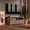 Grey/Pine, variant on Handcrafted Solid Oak TV Stand Entertainment Center - Elegant Gray Media Console with Spacious Storage Drawers & Open Shelves - Sturdy Wood Cabinet Fits TVs up to 55 Inches