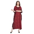 thumbnail image 7 of Gypsie Blu Women Kaftans Dresses Caftan Long Maxi Printed Dress for Ladies Online, 7 of 7
