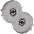 thumbnail image 1 of UPOUART 2Pack Lower Dishrack Roller Plastic Grey Replacement Part for Dishwasher Repair, 1 of 8