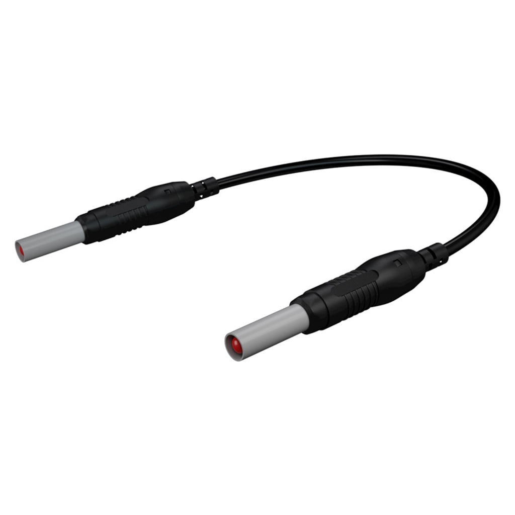 Geemin 5pcs Retractable 4mm Banana Plug 100cm Electrical Test Jumper Wire for Multimeter Banana to Banana Plug Test Leads Cable