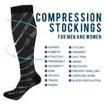 thumbnail image 4 of joogoo Hockey Sticks Socks Women Men Knee High Sock, 4 of 8