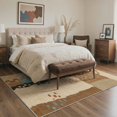 thumbnail image 4 of GENIMO 2'x3' Entryway Rug, Machine Washable Non Slip Low Pile Area Rug for Front Door Kitchen Bathroom, Clean Minimalist, Muted Earth, 4 of 6