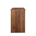 thumbnail image 5 of 20" to 118" Extendable Dining Table for 12-14 Person, Mid Century Modern Extendable Table for Gatherings, Meeting for Small Kitchens, Dining Office Areas, Walnut, 5 of 9
