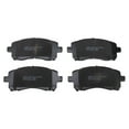 thumbnail image 3 of TRQ Front Semi Metallic Disc Brake Pad 4 Piece Set for Impreza Legacy WRX BFA73681, 3 of 5