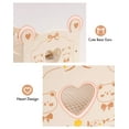 thumbnail image 3 of Robud Doll Crib,Wooden Baby Doll Cradle,Doll Bed,Doll Furniture Accessories,Doll Rocking Cradle with Bedding for 18 Inch Dolls, 3 of 7