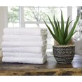 thumbnail image 3 of Lightweight Thin Bath Towels Set - 22 x 44 Inches 100% Cotton - Absorbent, Quick Dry, Commercial Use Towel - Bulk Hotel Collection Large Towels for Pool, Spa, Gym, Home (12 White), 3 of 10