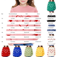 thumbnail image 3 of GiLiling Girls Preppy Heart Sweatshirt, Oversized Pullover Sweatshirt, Kids Fall Winter Long Sleeve Cute Trendy Hoodie with Pocket (Blackish Green, 5-6 Years), 3 of 6