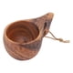 thumbnail image 2 of Taza térmica de 220 ml para senderismo. Diseño de caparazón de tortuga con dos orificios, perfecta para aventuras al aire libre. Taza de madera para acampar, 2 of 8