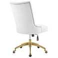 thumbnail image 4 of Modway Empower Channel Tufted Performance Velvet Office Chair in Gold White, 4 of 9