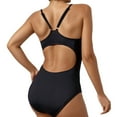 thumbnail image 2 of One Piece Swimsuit Solid Swimwear for Women Summer Bathing Suits, 2 of 6