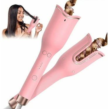 Automatic Hair Curler with Adjustable 4 Temps Levels, Auto Rotating Hair Curling Iron 1" with Ceramic Ionic Barrel, 3 Timer, Auto Shut Off Curling Wand, Fast Heating Hair Curler Styling Tool