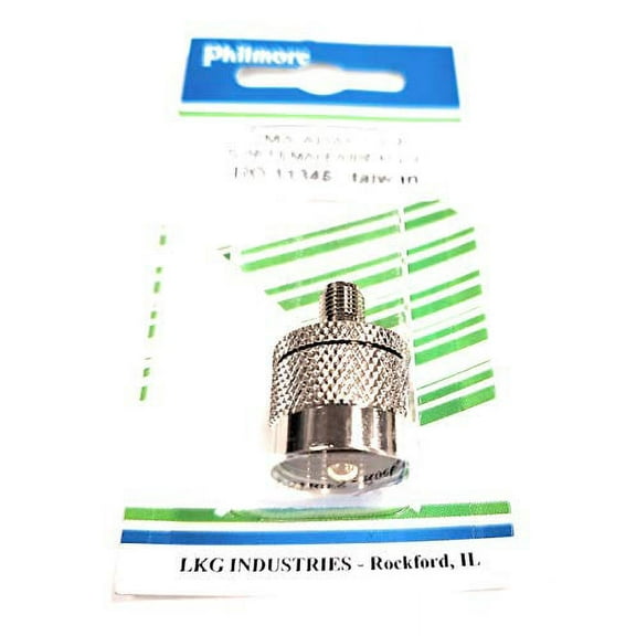 11345 LKG PHILMORE UHF Male to SMA Female Adapter for Amateur Radio - 11345