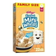 Kellogg's Frosted Mini Wheats Golden Honey Cold Breakfast Cereal, 22 oz