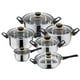 thumbnail image 1 of Batería De Cocina Aquila  12 Piezas Acero Inoxidable, 1 of 1