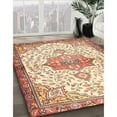 thumbnail image 2 of Ahgly Company Indoor Rectangle Traditional Brown Gold Medallion Area Rugs, 7' x 9', 2 of 6