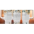 thumbnail image 2 of Star Mug Matthew 11:28 Floral Tumbler Wrap, Scripture Design - Tumbler With Handle, To-Go Coffee Mug, 2 of 4