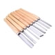 thumbnail image 1 of Pack de 8 herramientas de torneado para carpintería, de torno de de material acero de manganeso de 65 hojas profesionales de torneado para, 1 of 9