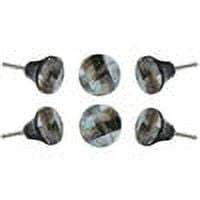 Set of Six Tahaha MOP Cabinet Knobs by Trinca-Ferro
