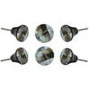 Set of Six Tahaha MOP Cabinet Knobs by Trinca-Ferro