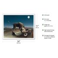 thumbnail image 2 of The Sleeping Gypsy (La Bohémienne Endormie) - From an Original Color Painting by Henri Rousseau c.1897 - Fine Art Matte Paper Print (Unframed) 11x14in, 2 of 4