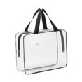 thumbnail image 3 of Bolsos de tocador de viajes transparentes Bolsa de maquillaje Accesorios de cierre de cremallera PVC Cosméticos Versátiles Organizador de juguetes, 3 of 8