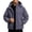 Dark Gray, variant on Men's 3 in 1 Ski Jacket Waterproof Windproof Hooded Fleece Lined Winter Coat Warm Mountain Snow Jacket with Detachable Hood
