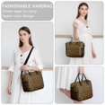 thumbnail image 6 of Black and Brown Leopard Print Insulated Leakproof Lunch Box for Women, Large Lunch Bag for Tween Teen Adult, Loncheras Para Mujer for Work Beach Travel Picnic Camping, 6 of 6