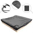 thumbnail image 2 of 26-27 Sandbox Cover, Square Protective Cover for Sand and Toys Away from Dust and Rain, Sandbox Canopy with Drawstring, Sandpit Pool Cover, 2 of 5