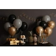 thumbnail image 3 of Solid Black Balloons - 12 Inch Latex Balloons - 36 Pack, 3 of 8