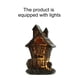 thumbnail image 5 of Horror Haunted Lit House Divertida Casa De Halloween Estatua Casa De Resina De Halloween Con Estatua De Casa De Resina Ligera Decoración Decorativa De Halloween Para Escritorio Moyic HA027980-01, 5 of 7