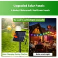thumbnail image 2 of GooingTop Solar Outdoor String Lights Waterproof, 30ft 60LED Crystal Ball Outer Solar Fairy Twinkling Lights with 8 Lighting Modes for Garden Yard Patio Tree Landscape Lighting Decoration(Multicolor), 2 of 7