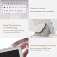 thumbnail image 4 of Funda con Teclado Magnético EIP Magnetix para Google Pixel Tablet 11" 2023, 4 of 6