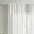 thumbnail image 5 of Martha Stewart Bergen 36'' - 66'' Long, Adjustable Curtain Rod and Finial Set, White Washed Wood, 5 of 6