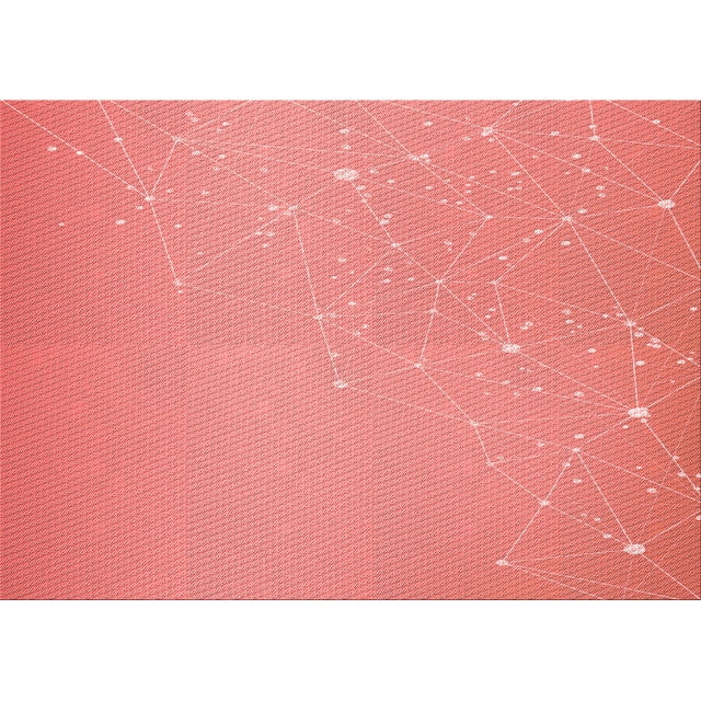 Ahgly Company Machine Washable Indoor Rectangle Transitional Fire Engine Red Area Rugs, 2' x 3'