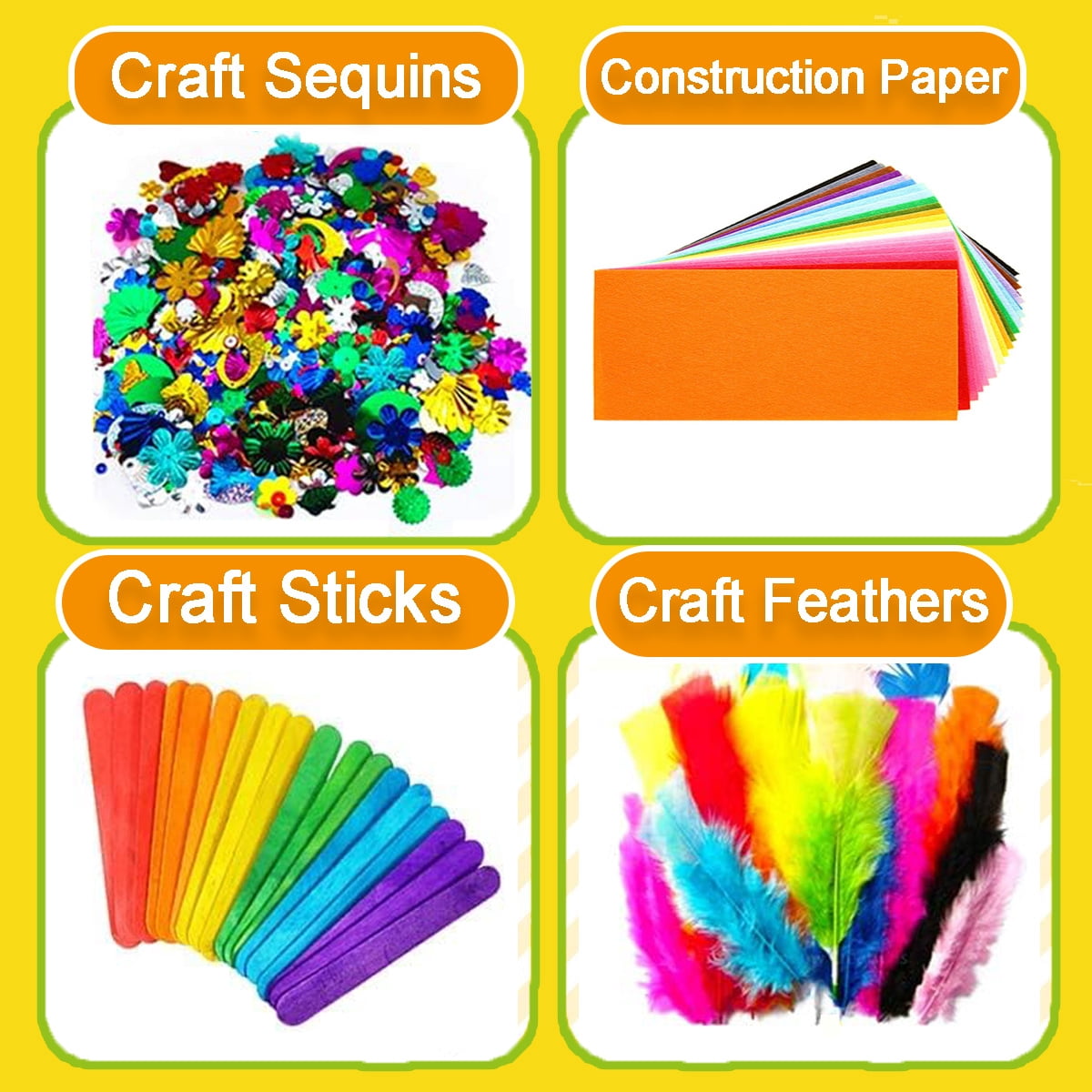 Arts & Crafts Supplies Kits & Materials Set for Kids, 3000+Pcs Arts and Crafts Supplies for Kids, DIY School Supplies Set for Girls Boys