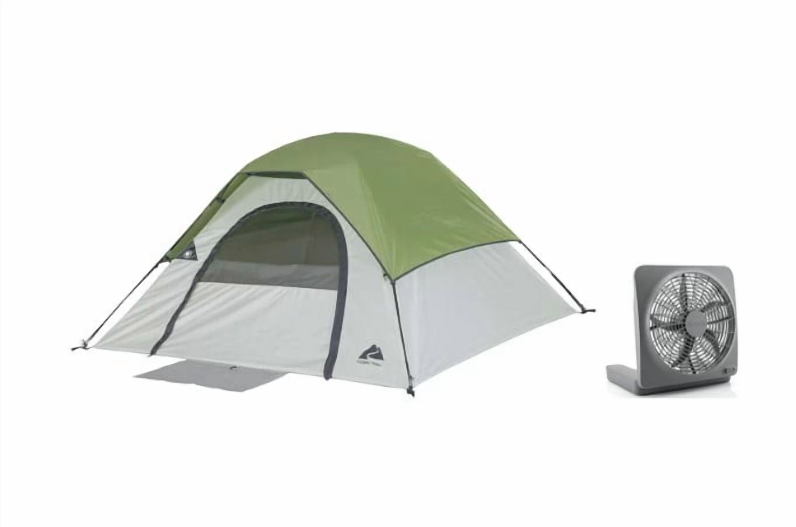 Ozark Trail 3P Dome Tent with O2Cool 10" Battery Operated Fan