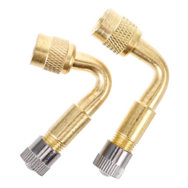 2pcs Tire Valve Extender Valve Nozzle Extender Tire Valve Extension Rod Tire Valve Supply Valve Stem Extension Rod Electric Scooter Supply