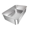 thumbnail image 4 of Caja de arena para gatos, inodoro para gatos, contenedor desmontable de lados altos, acero inoxidable resistente A, 4 of 8