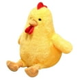 thumbnail image 4 of Juguete de peluche de pollo, juguete de peluche de pollo, lindo muñeco de peluche para decoración de dormitorio, muñeco de pollo para niños, regalos Amarillo, 4 of 10