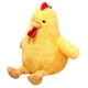 thumbnail image 4 of Juguete de peluche de pollo, suave, para decoración de dormitorio, adorable pollo de peluche. Amarillo, 4 of 9