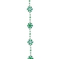 thumbnail image 2 of SMKE Christmas Peppermint Garland,Festive Crystal Candy Decor,Hanging Garland Bead Accent,Holiday Party Favors Decoration,Candy Cane Decor,Fake Candy Garland,Xmas Tree Hanging Supply B Green 4.7M, 2 of 4